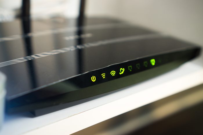 Dual band wifi router indication