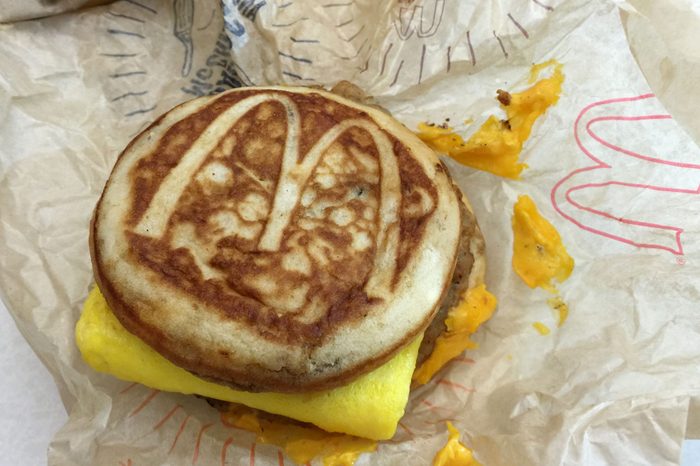 McGriddle sandwich