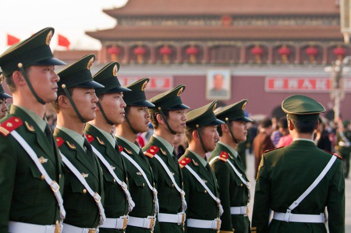 chinese soldiers