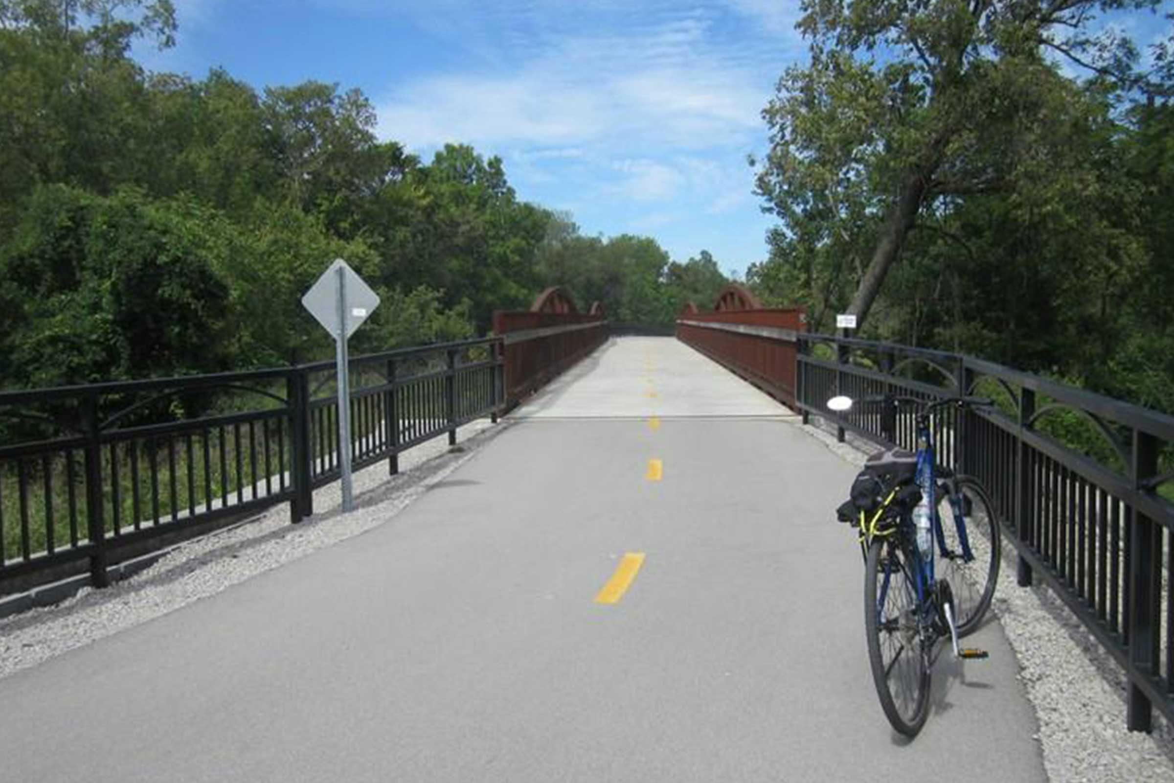 Paved bike trail