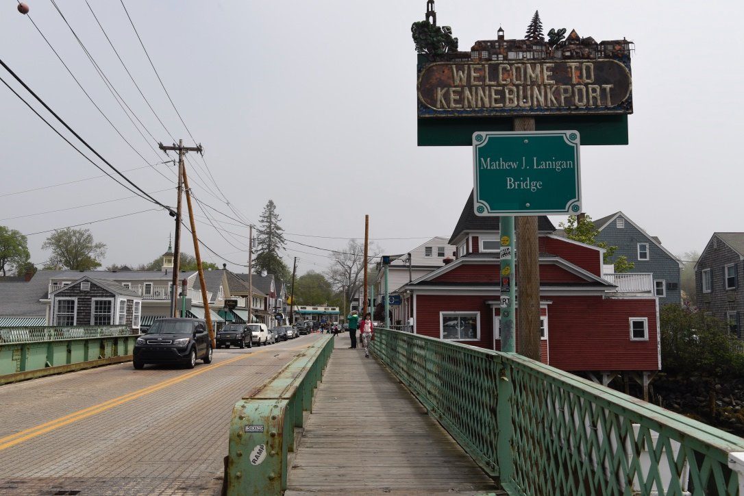 Bridge overlooking town