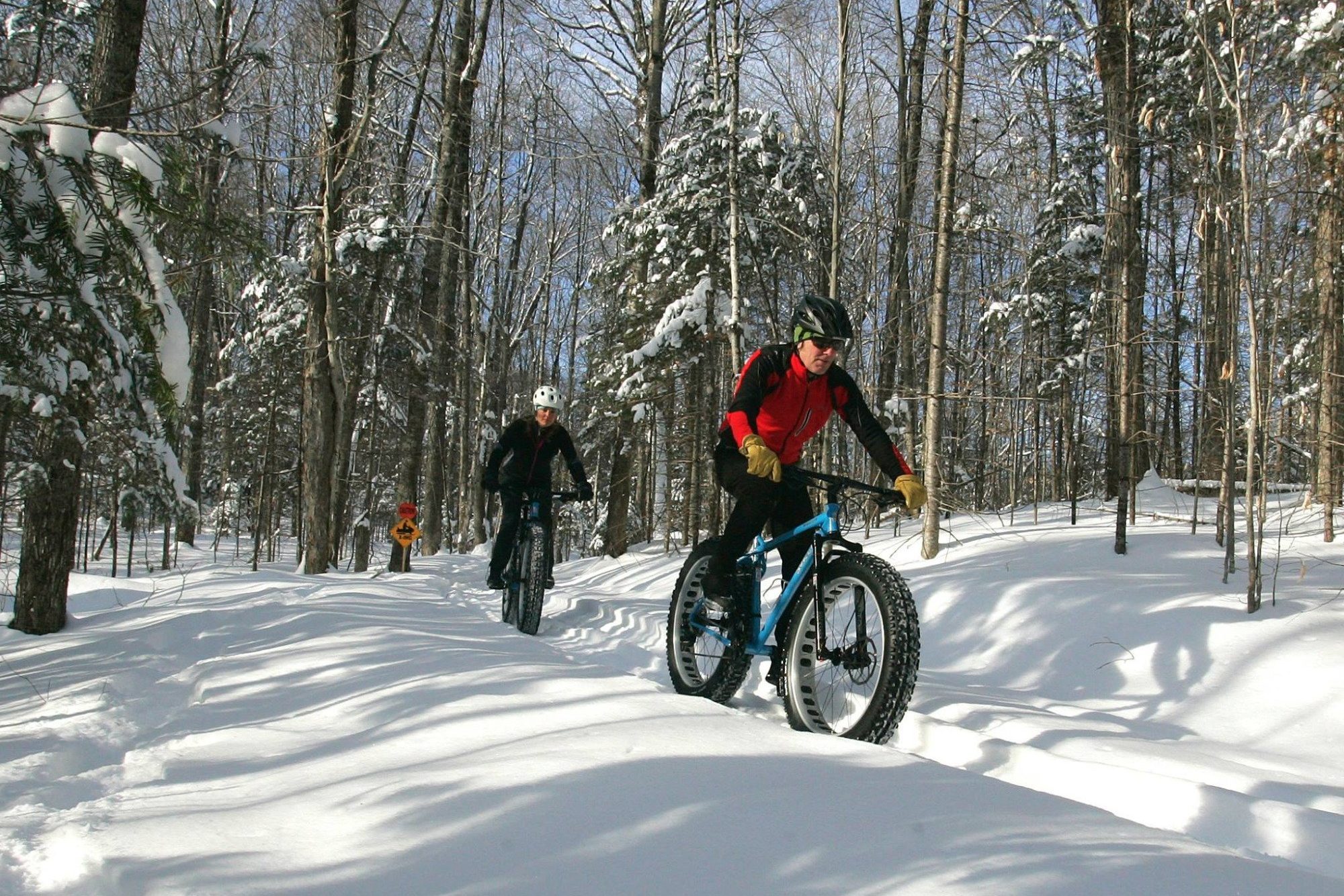 Snow biking