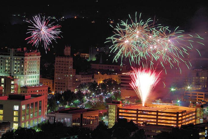 Asheville July4thfireworks