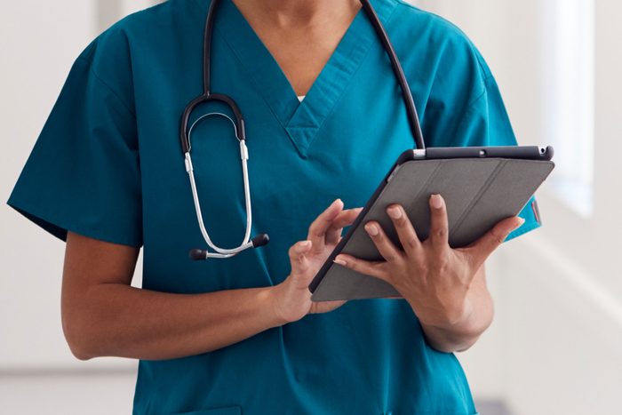 doctor on ipad