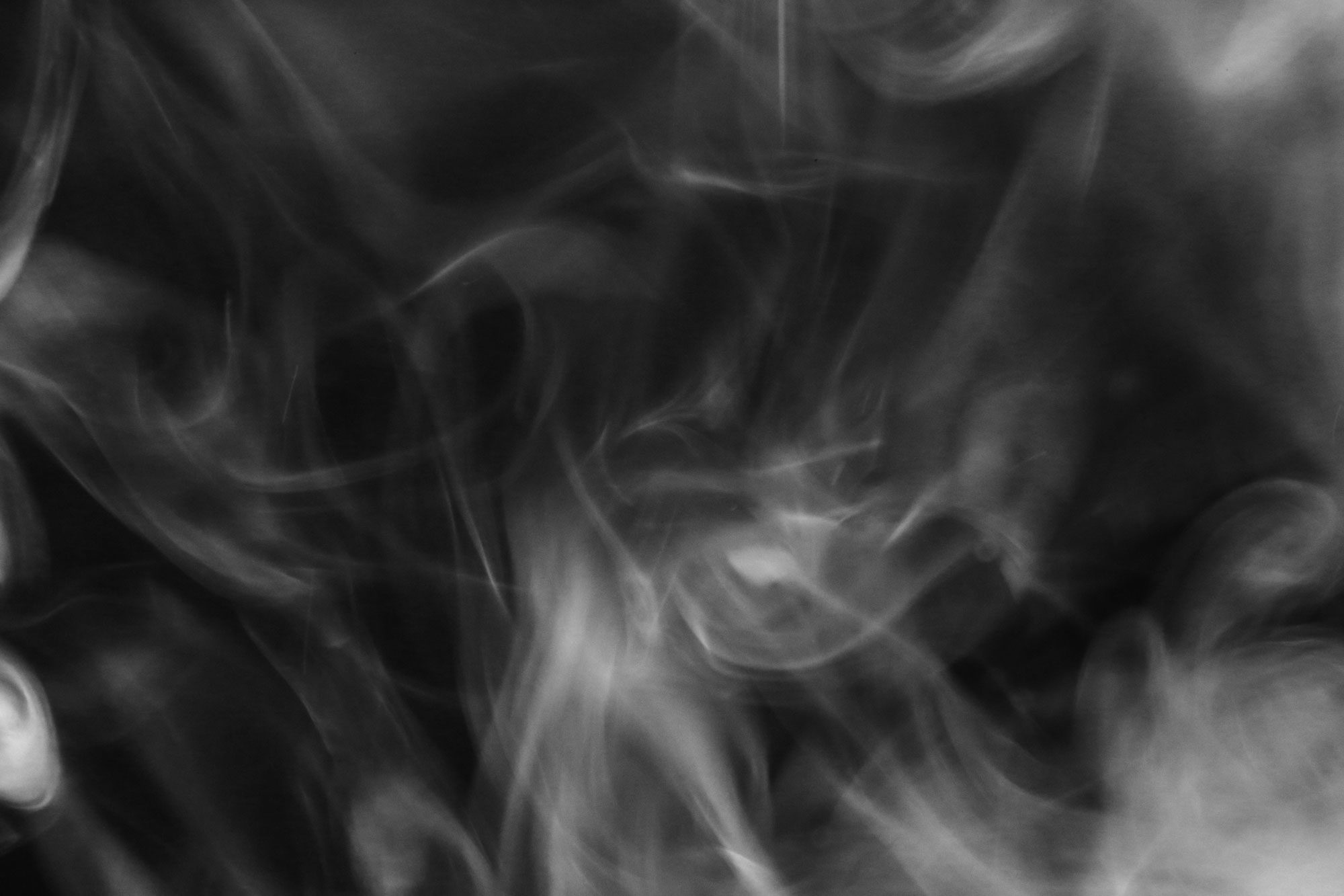 White Smoke From A Cigar