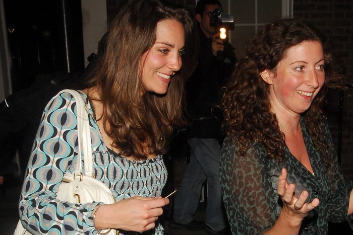 Kate Middleton is seen partying in London